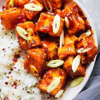 Vegan 'Honey' BBQ Tofu