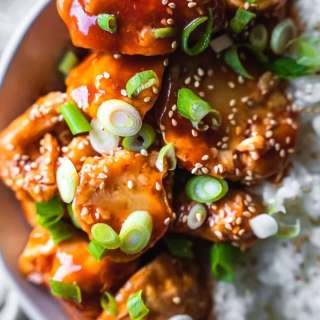 Baked Vegan Orange Cauliflower