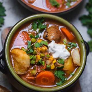 Chunky Vegan Potato Soup