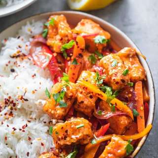 Vegan Sweet And Sour Tofu (Gluten-free)