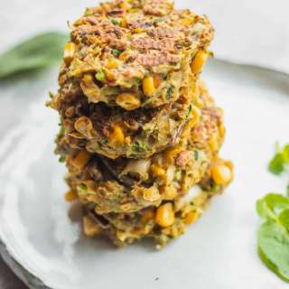 Vegan Zucchini Fritters With Red Lentils (Gluten-free)
