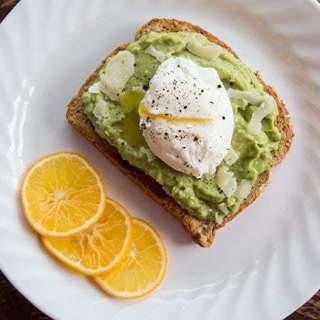 Meyer Lemon Parmesan Avocado Toast & Egg