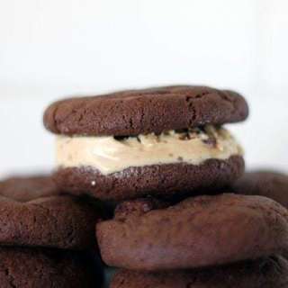 Chocolate Ice Cream Sandwich Cookies