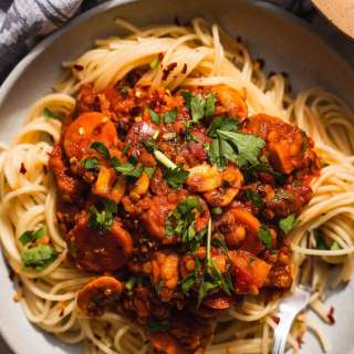 Easy Vegan Lentil Bolognese