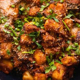 Vegan Gnocchi Bake With Oyster Mushrooms