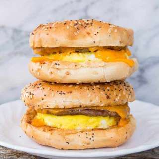 Sausage & Egg Freezer Breakfast Bagels