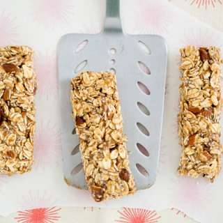 Vegan Salted Caramel Granola Bars