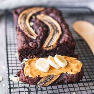 Vegan Chocolate Banana Bread