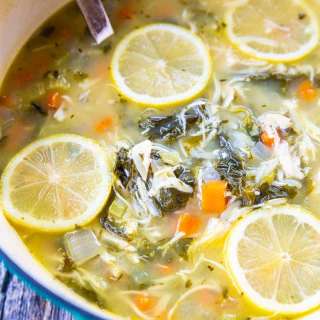 Lemon Chicken Soup With Orzo