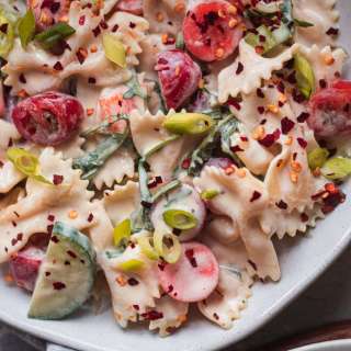 Creamy Vegan Pasta Salad