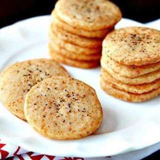 Peppery Parmesan Shortbread
