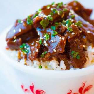 PF Chang's Copycat Instant Pot Mongolian Beef