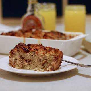Cranberry Walnut Make-ahead Breakfast Casserole