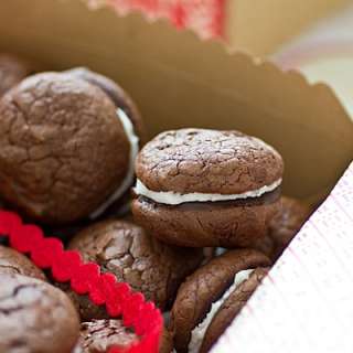 Grasshopper Brownie Cookies