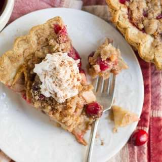 Chai-Spiced Cranberry Apple Pie