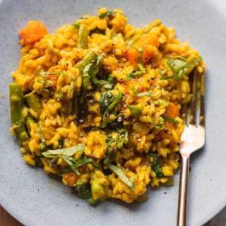 Vegan Butternut Squash Risotto