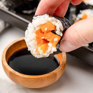 Sweet Potato Roll - A Vegetarian Sushi Roll!