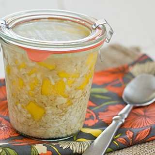 Coconut Mango Overnight Oatmeal