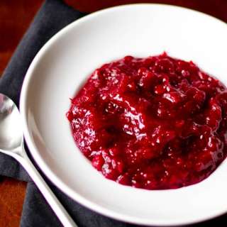 Ginger Orange Cranberry Sauce