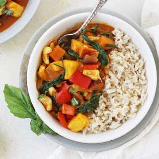 Thai Red Curry with Pineapple & Sweet Potatoes