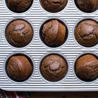 Pumpkin Gingerbread Muffins
