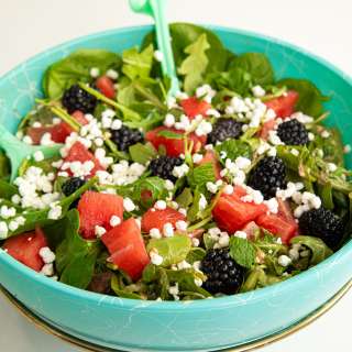 Watermelon Salad with Feta and Mint