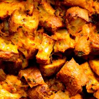 Cheddar, Apple, and Pumpkin Stuffing