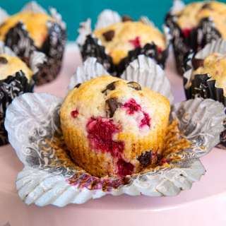 Chocolate Raspberry Muffins
