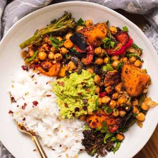 Vegetable And Chickpea Sheet Pan Dinner
