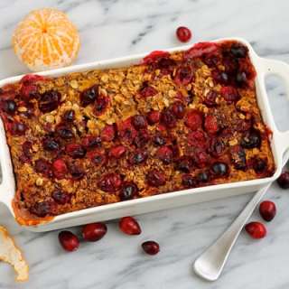 Cranberry Orange Baked Oatmeal