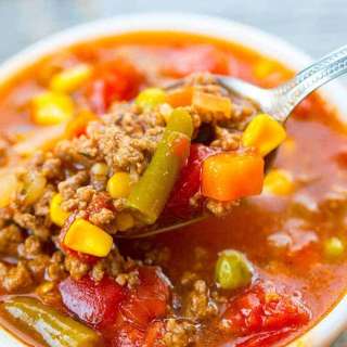 Classic Hamburger Soup Recipe