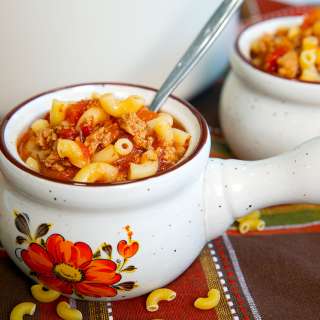 Italian Turkey Macaroni Soup (Slumgullion)
