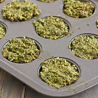 Frozen Pesto Cubes (in muffin tins!)