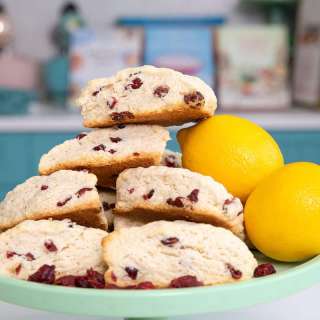 Lemon Cranberry Scones
