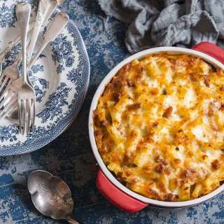 Homemade Mac and Cheese With Tomato Juice