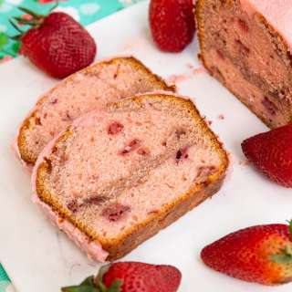 Strawberry Swirl Pound Cake