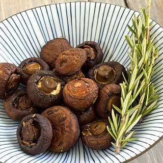 Roasted Cremini Mushrooms with Fresh Herbs