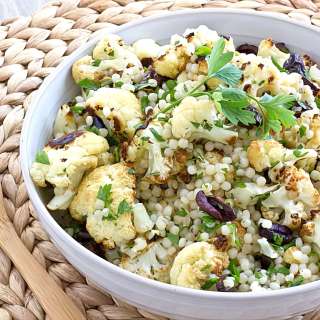 Warm Cauliflower & Israeli Couscous Salad