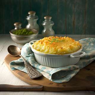 Truffled Mashed Potato Gratin