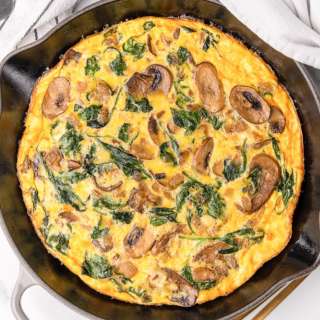 Spinach Mushroom Frittata