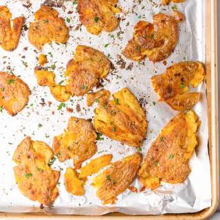 Smashed Fingerling Potatoes