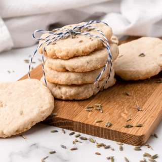 Lavender Shortbread Cookies