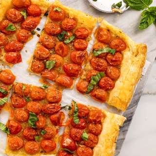 Puff Pastry Tomato Tart