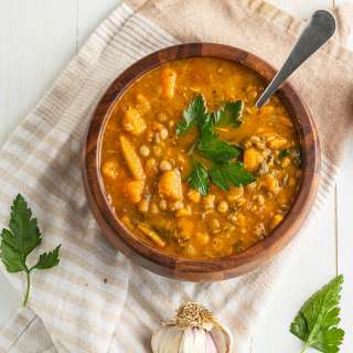 One-Pot Sweet Potato Lentil Stew