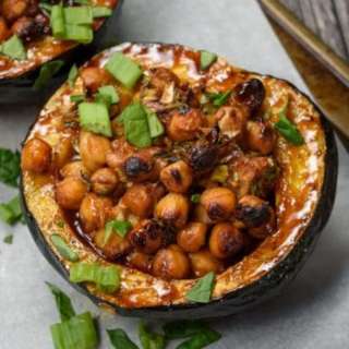 Stuffed Acorn Squash {vegan, vegetarian}
