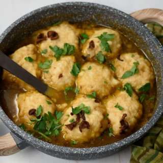 One-Pot Vegan Dumpling Soup