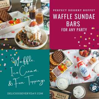 Waffle Sundae Bar
