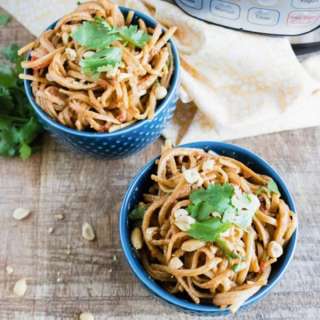 Thai Peanut Noodles {Instant Pot}