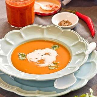 Spicy Pumpkin and White Bean Soup