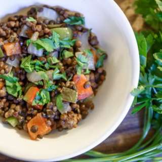 5-Minute Vegan Lentil Salad